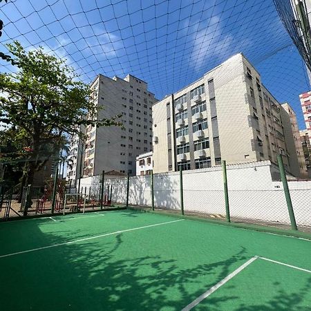 Lindo Apartamento Em Frente A Praia - Santos Apartman Kültér fotó