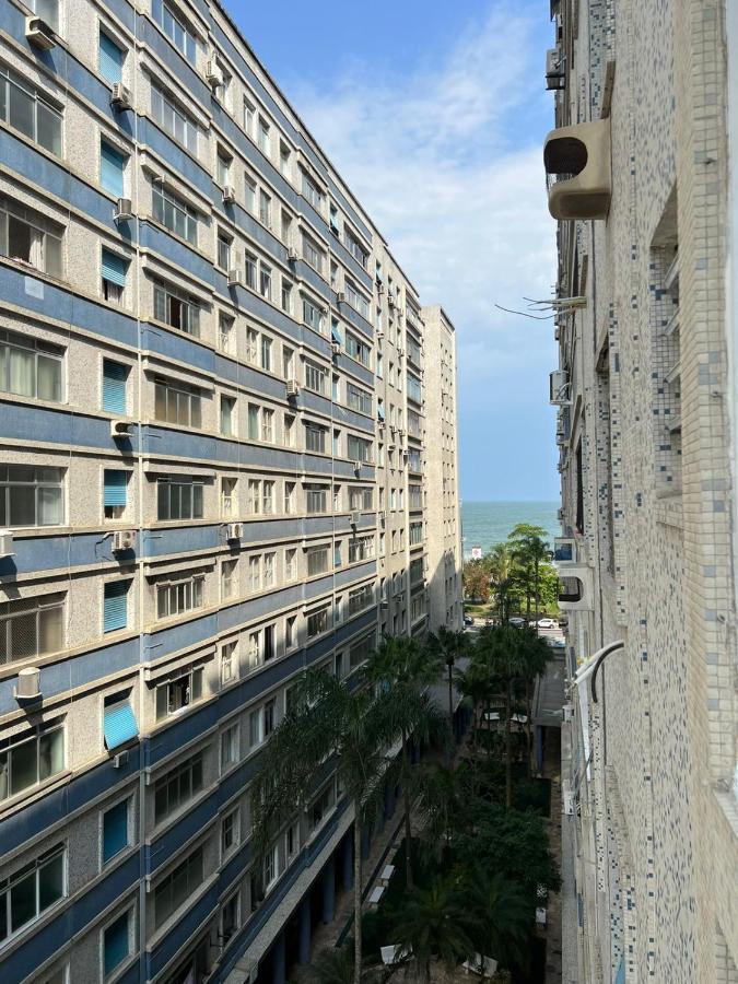 Lindo Apartamento Em Frente A Praia - Santos Apartman Kültér fotó