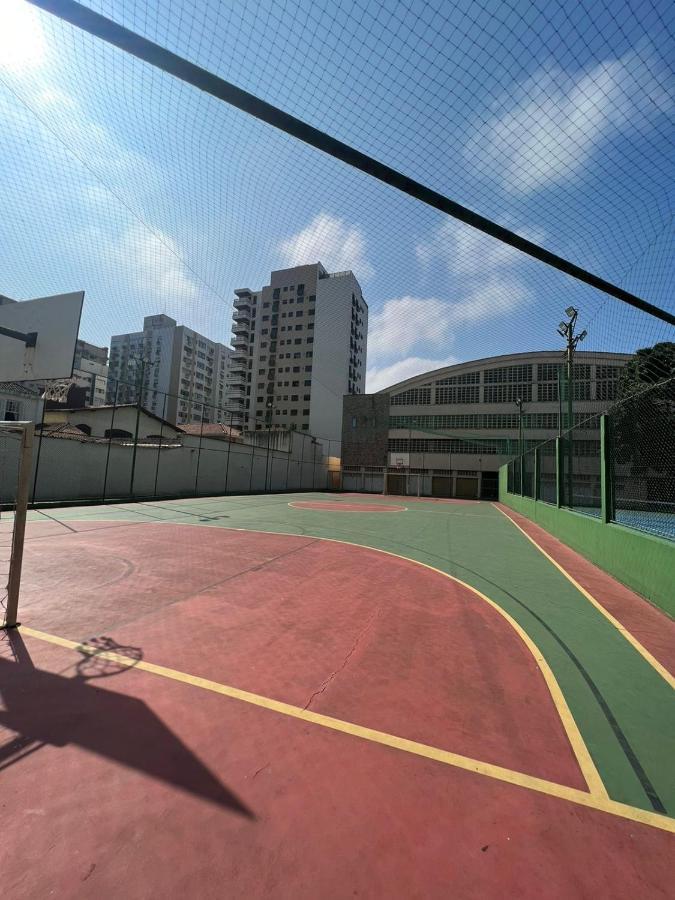 Lindo Apartamento Em Frente A Praia - Santos Apartman Kültér fotó